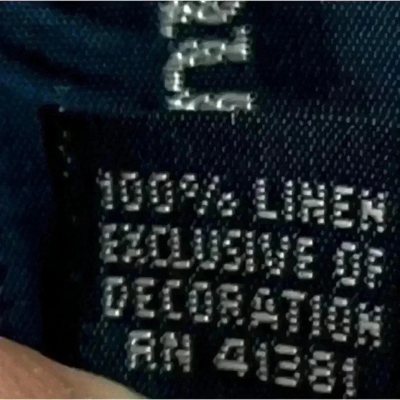 Ralph Lauren Men’s 100% Linen Short Sleeve  button shirt  Pink white  blue pony - Picture 5 of 5